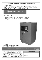 Seguridad Harbor Freight Tools 1.51 cu. ft. Solid Steel Digital Floor Safe Manual del producto