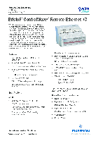 Tarjeta de red Emerson Process Management ControlWave Remote Ethernet I/O Manual de usuario