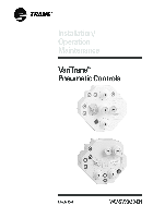 Variable Volume Controller Aire Trane Fan-Powered Series Terminal Manual de Instalación y Mantenimiento