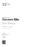 Alcance Kenmore Elite 5.6 cu. ft. Gas Range w/ True Convection - Stainless Steel Manual del propietario