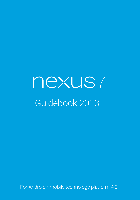 Tabletas ASUS Nexus 7 (2013) V1.0 Manual de usuario