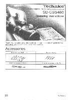 Altavoz del coche Technics SB-CSS480 Manual de usuario