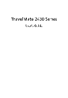 Portátiles Acer TravelMate 2430 Manual del propietario