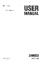 Lavadoras Zanussi ZWF 14069W Manual de usuario